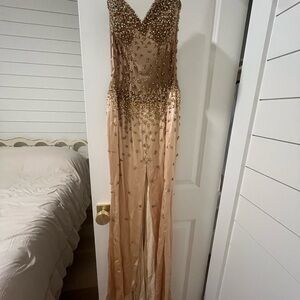 JOVANI Elegant Rhinestone Evening Gown